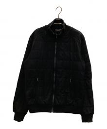 DOLCE & GABBANA（ドルチェ＆ガッバーナ）の古着「キルティングロゴブルゾン」｜ブラック