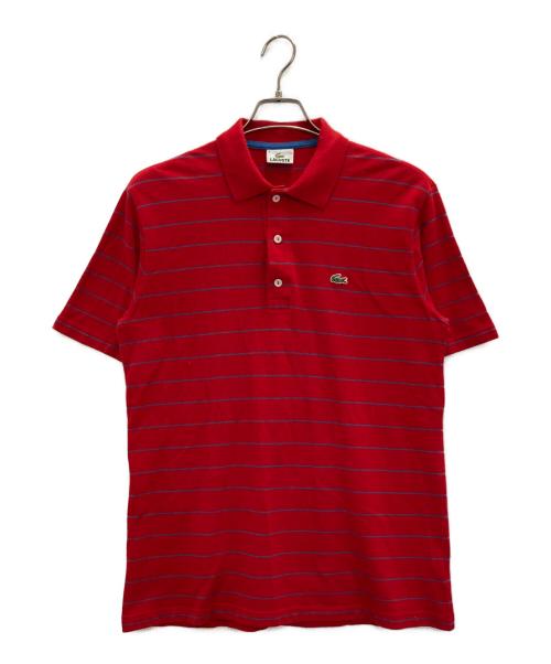LACOSTE（ラコステ）LACOSTE (ラコステ) ポロシャツ レッド サイズ:4の古着・服飾アイテム