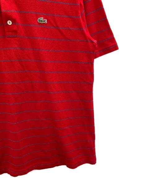 LACOSTE（ラコステ）LACOSTE (ラコステ) ポロシャツ レッド サイズ:4の古着・服飾アイテム