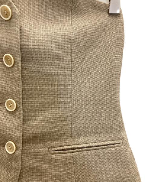 Whim Gazette（ウィムガゼット）Whim Gazette (ウィムガゼット) ジュートライクビスチェ ベージュ サイズ:36の古着・服飾アイテム