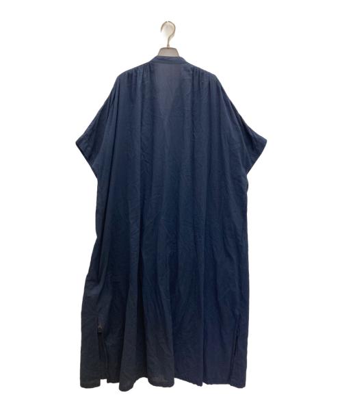 Whim Gazette（ウィムガゼット）Whim Gazette (ウィムガゼット) リラックスシャツワンピース ネイビー サイズ:38の古着・服飾アイテム