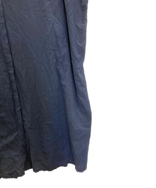 Whim Gazette（ウィムガゼット）Whim Gazette (ウィムガゼット) リラックスシャツワンピース ネイビー サイズ:38の古着・服飾アイテム