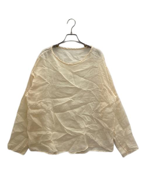 Whim Gazette（ウィムガゼット）Whim Gazette (ウィムガゼット) ラミープルオーバー アイボリー サイズ:FREEの古着・服飾アイテム