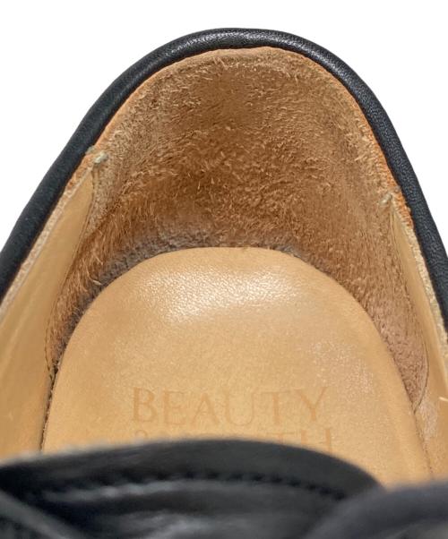 BEAUTY&YOUTH（ビューティーアンドユース）BEAUTY&YOUTH (ビューティーアンドユース) フレンチ Uチップ シューズ ブラック サイズ:26.5の古着・服飾アイテム