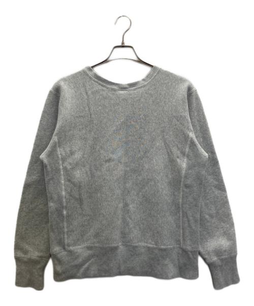 Champion REVERSE WEAVE（チャンピオン リバース ウィーブ）Champion REVERSE WEAVE (チャンピオン リバース ウィーブ) BEAMS別注クルーネックスウェット グレー サイズ:Mの古着・服飾アイテム