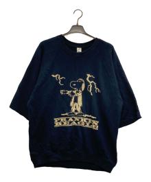 sports wear×PEANUTS（スポーツウェア×ピーナッツ）の古着「S/S プリントスウェット」｜ネイビー