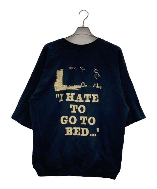 sports wear（スポーツウェア）sports wear (スポーツウェア) PEANUTS (ピーナッツ) S/S プリントスウェット ネイビー サイズ:Lの古着・服飾アイテム