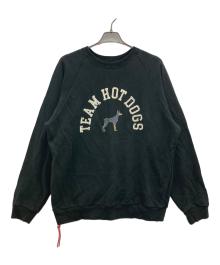 BEAMS JAPAN（ビームスジャパン）の古着「ラグランスウェット」｜ブラック