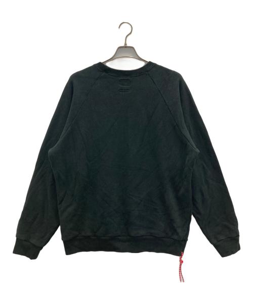 BEAMS JAPAN（ビームスジャパン）BEAMS JAPAN (ビームスジャパン) ラグランスウェット ブラック サイズ:Ｍの古着・服飾アイテム