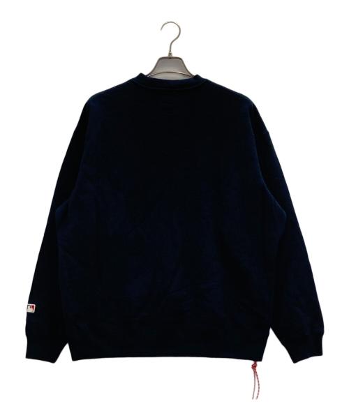 BEAMS JAPAN（ビームスジャパン）BEAMS JAPAN (ビームスジャパン) GENUINE MERCHANDISE (ジェニュイン マーチャンダイズ) プリントスウェット ネイビー サイズ:Ｍの古着・服飾アイテム