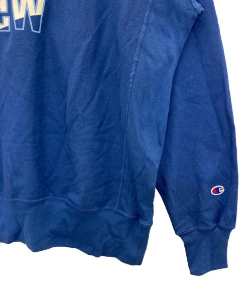 Champion REVERSE WEAVE（チャンピオン リバース ウィーブ）Champion REVERSE WEAVE (チャンピオン リバース ウィーブ) PILGRIM SURF+SUPPLY (ピルグリム サーフサプライ) プリントスウェット ブルー サイズ:Lの古着・服飾アイテム