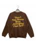 sports wear (スポーツウェア) PEANUTS (ピーナッツ) CHARLIE BROWN プリントスウェット ブラウン サイズ:Ｌ：8000円