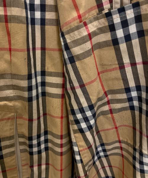 Burberry's（バーバリー）Burberry's (バーバリー) 裏ノバチェックステンカラーコート ベージュ サイズ:11AB3の古着・服飾アイテム