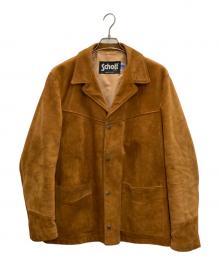 Schott（ショット）の古着「ウエスタンスエードジャケット」｜ブラウン