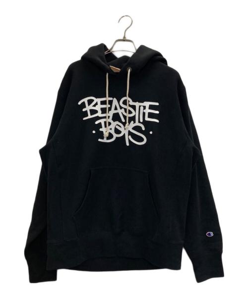 Champion REVERSE WEAVE（チャンピオン リバース ウィーブ）Champion REVERSE WEAVE (チャンピオン リバース ウィーブ) プルオーバーパーカー ブラック サイズ:Ｌの古着・服飾アイテム