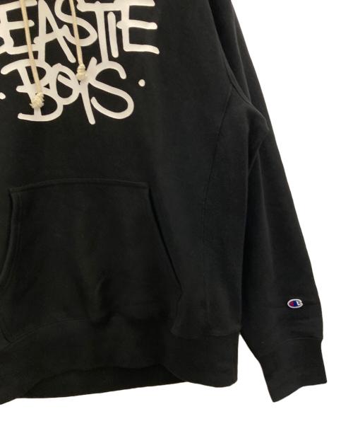 Champion REVERSE WEAVE（チャンピオン リバース ウィーブ）Champion REVERSE WEAVE (チャンピオン リバース ウィーブ) プルオーバーパーカー ブラック サイズ:Ｌの古着・服飾アイテム