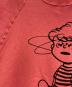 中古・古着 sports wear (スポーツウェア) PEANUTS (ピーナッツ) 半袖スウェット ピンク サイズ:Ｌ：4000円