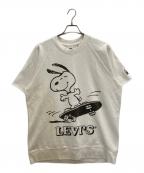LEVI'S×PEANUTSリーバイス×ピーナッツ）の古着「プリントTシャツ」｜ホワイト