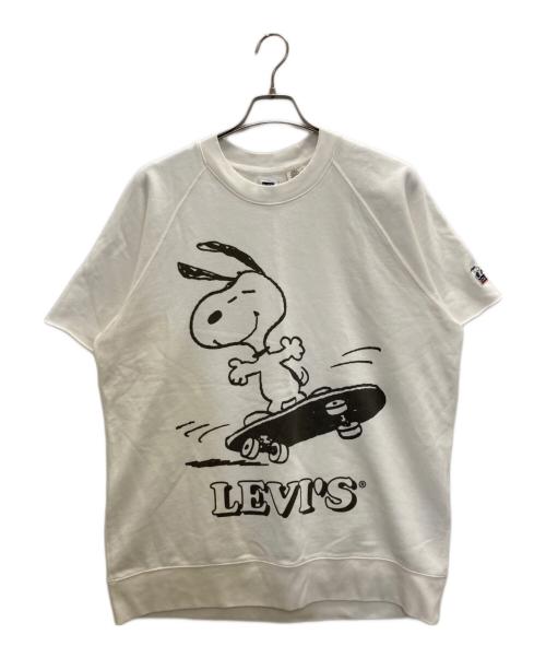 LEVI'S（リーバイス）LEVI'S (リーバイス) PEANUTS (ピーナッツ) プリントTシャツ ホワイト サイズ:Mの古着・服飾アイテム