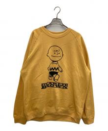 sports wear×PEANUTS（スポーツウェア×ピーナッツ）の古着「プリントスウェット」｜イエロー