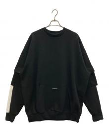 CRONOS（クロノス）の古着「クルーネックスウェット」｜ネイビー