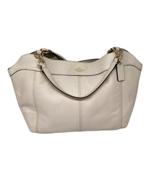COACH（コーチ）COACH (コーチ) ミニ エマ サッチェル ホワイトの古着・服飾アイテム