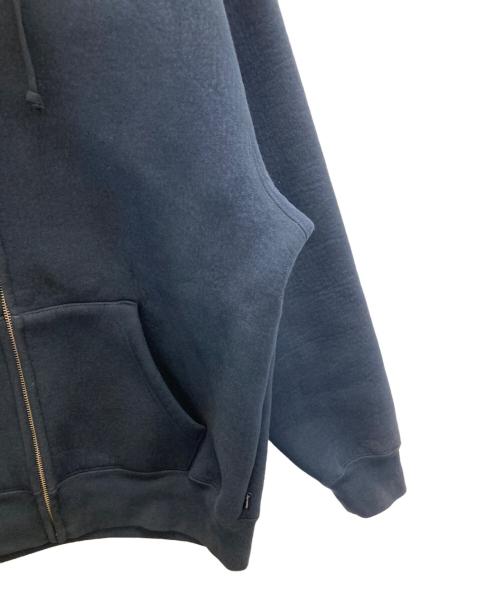 SUPREME（シュプリーム）Supreme (シュプリーム) Faux Fur Zip Up Hooded Sweatshirt ネイビー サイズ:Sの古着・服飾アイテム