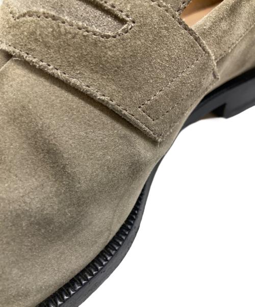 Maison Margiela（メゾンマルジェラ）Maison Margiela (メゾンマルジェラ) 足袋スエードローファー カーキ サイズ:40の古着・服飾アイテム