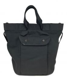 PORTER×MARGARET HOWELL（ポーター×マーガレットハウエル）の古着「PVC LIGHT COTTON CANVAS」｜ブラック