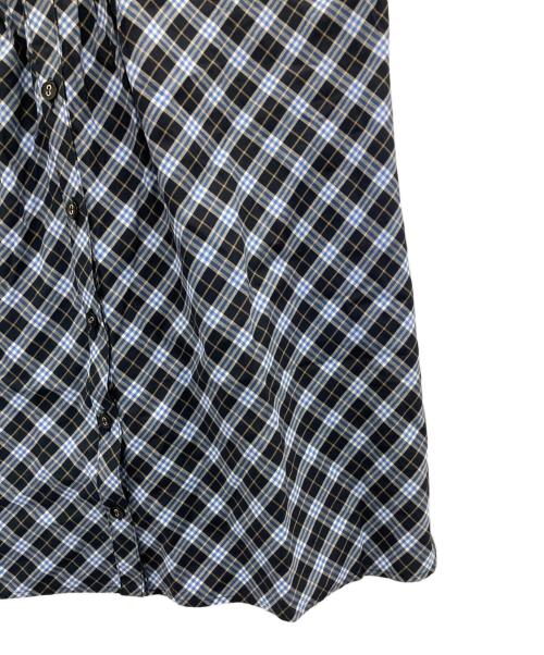 BURBERRY BLUE LABEL（バーバリー ブルー レーベル）BURBERRY BLUE LABEL (バーバリー ブルー レーベル) ノバチェックシャツ ネイビー サイズ:Mの古着・服飾アイテム