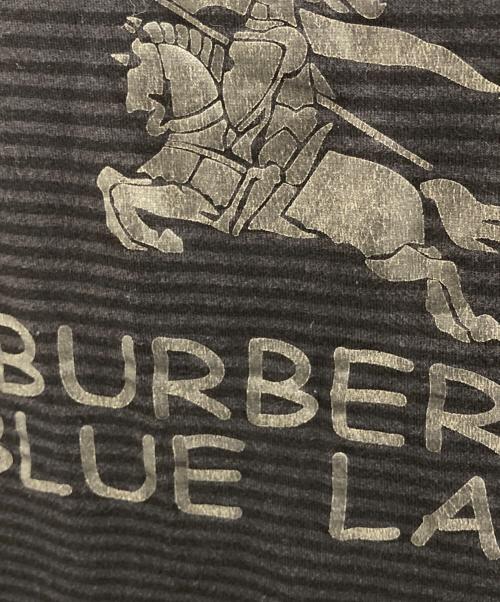 BURBERRY BLUE LABEL（バーバリー ブルー レーベル）BURBERRY BLUE LABEL (バーバリー ブルー レーベル) ボーダーカットソー ネイビー サイズ:Mの古着・服飾アイテム
