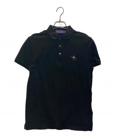 希少サイズarchive SWAG RALPH LAUREN 黒　ポロシャツ S 90s Polo Ralph Lauren 黒ポロシャツ archive y2k - メルカリ