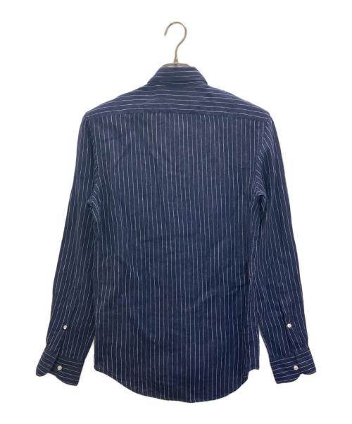 RALPH LAUREN（ラルフローレン）RALPH LAUREN (ラルフローレン) リネンシャツ ネイビー サイズ:XSの古着・服飾アイテム