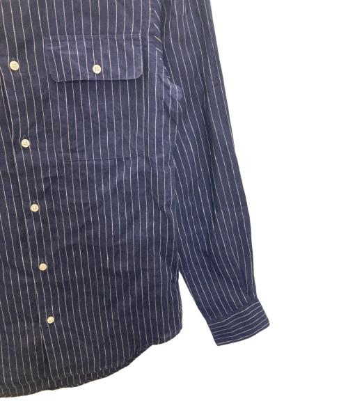 RALPH LAUREN（ラルフローレン）RALPH LAUREN (ラルフローレン) リネンシャツ ネイビー サイズ:XSの古着・服飾アイテム