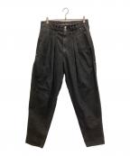 LEVI'Sリーバイス）の古着「SILVER TAB タックデニムパンツ」｜ブラック