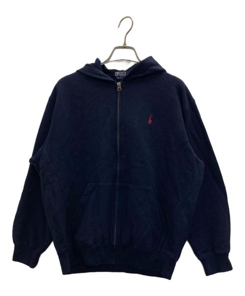 POLO RALPH LAUREN（ポロ・ラルフローレン）POLO RALPH LAUREN (ポロ・ラルフローレン) ジップパーカー ネイビー サイズ:Sの古着・服飾アイテム