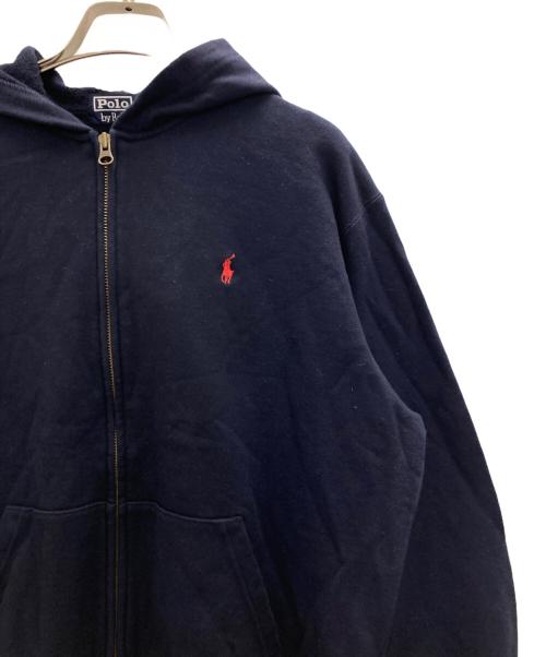 POLO RALPH LAUREN（ポロ・ラルフローレン）POLO RALPH LAUREN (ポロ・ラルフローレン) ジップパーカー ネイビー サイズ:Sの古着・服飾アイテム