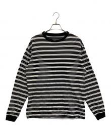 uniform experiment（ユニフォームエクスペリメント）の古着「BORDER L/S TEE」｜ブラック×ホワイト