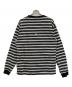 uniform experiment (ユニフォームエクスペリメント) BORDER L/S TEE ブラック×ホワイト サイズ:M：6000円