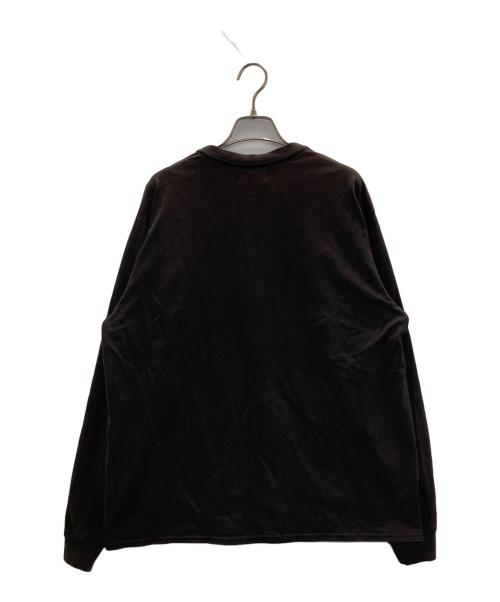 MARKA（マーカ）MARKA (マーカ) CREW NECK TEE L/S -オーガニックコットン26G天竺- ブラウン サイズ:2の古着・服飾アイテム