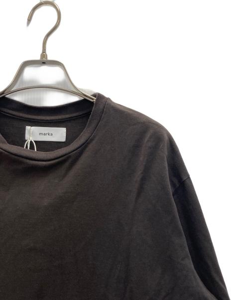 MARKA（マーカ）MARKA (マーカ) CREW NECK TEE L/S -オーガニックコットン26G天竺- ブラウン サイズ:2の古着・服飾アイテム