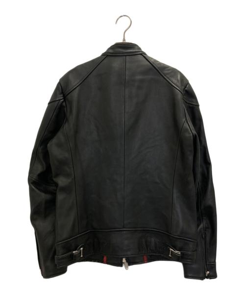 BUFFALO BOBS（バッファローボブズ）BUFFALO BOBS (バッファローボブズ) レザーライダースジャケット ブラック サイズ:３の古着・服飾アイテム