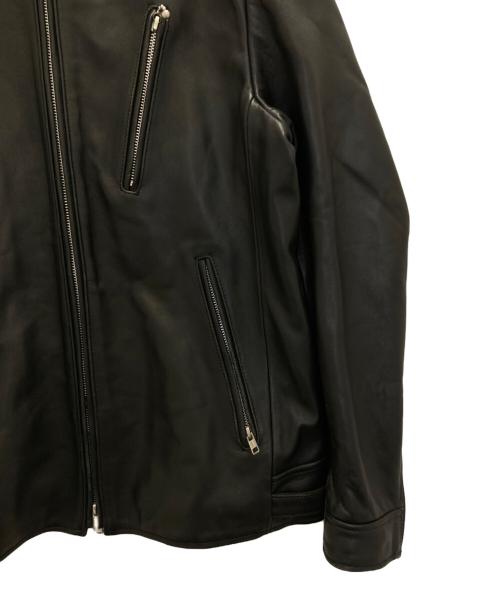 BUFFALO BOBS（バッファローボブズ）BUFFALO BOBS (バッファローボブズ) レザーライダースジャケット ブラック サイズ:３の古着・服飾アイテム