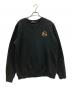 POLO RALPH LAUREN（ポロ・ラルフローレン）の古着「刺繍入りスウェット」｜ブラック