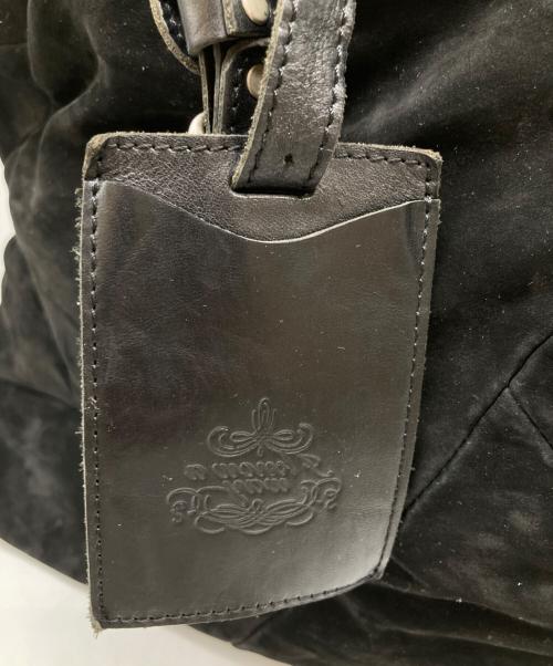 Alfredo BANNISTER（アルフレッドバニスター）alfredo BANNISTER (アルフレッドバニスター) スエードボストンバッグ ブラックの古着・服飾アイテム