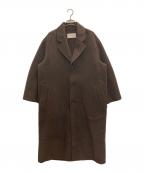 TODAYFULトゥデイフル）の古着「Wool Over Coat D/BRN」｜ブラウン