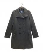 BURBERRY LONDONバーバリーロンドン）の古着「ダブルハーフコート」｜グレー