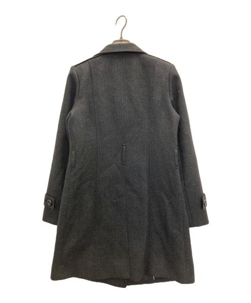 BURBERRY LONDON（バーバリーロンドン）BURBERRY LONDON (バーバリーロンドン) ダブルハーフコート グレー サイズ:38の古着・服飾アイテム