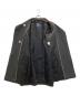 中古・古着 BURBERRY LONDON (バーバリーロンドン) ダブルハーフコート グレー サイズ:38：13000円