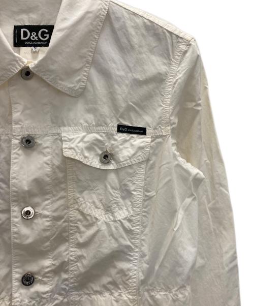 DOLCE & GABBANA（ドルチェ＆ガッバーナ）DOLCE & GABBANA (ドルチェ＆ガッバーナ) トラッカージャケット ホワイト サイズ:Sの古着・服飾アイテム